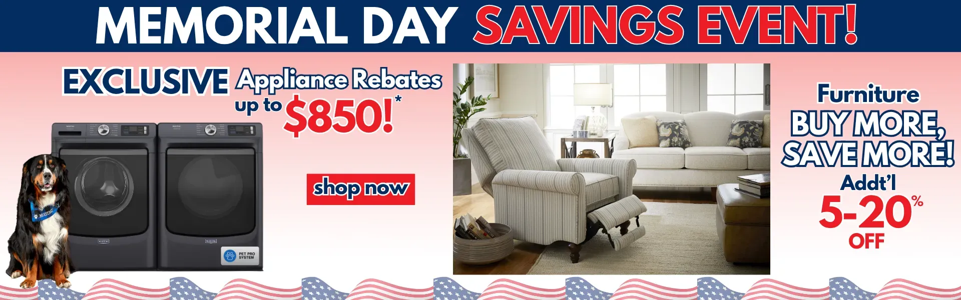 Memorial Day Savings Event
